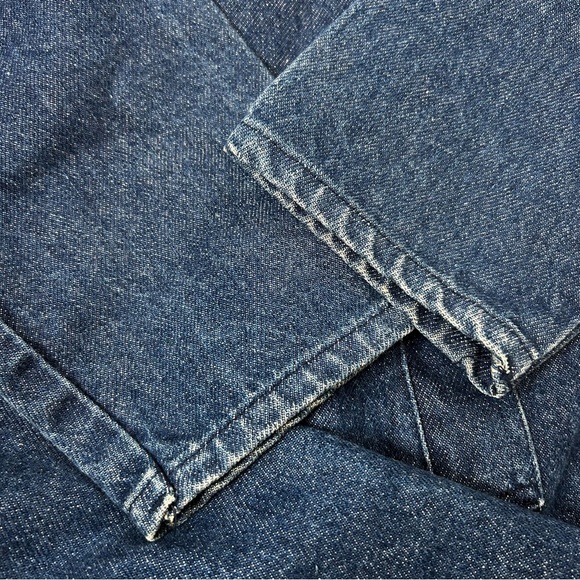 Vintage Lou Sehestedt Long Denim Southwest Mexico Jacket Size Medium Art to Wear - Picture 15 of 16